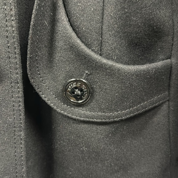 Miss Sixty Size S Black Peacoat - Picture 6 of 10